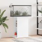 vidaXL Soporte acuario madera ingeniería blanco brillo 75x36x72,5 cm vidaXL Soporte acuario madera ingeniería blanco brillo 75x36x72,5 cm