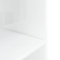 vidaXL Soporte acuario madera ingeniería blanco brillo 75x36x72,5 cm vidaXL Soporte acuario madera ingeniería blanco brillo 75x36x72,5 cm