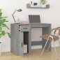 vidaXL Escritorio de madera contrachapada gris Sonoma 100x49x75 cm vidaXL Escritorio de madera contrachapada gris Sonoma 100x49x75 cm