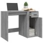 vidaXL Escritorio de madera contrachapada gris Sonoma 100x49x75 cm vidaXL Escritorio de madera contrachapada gris Sonoma 100x49x75 cm