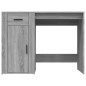vidaXL Escritorio de madera contrachapada gris Sonoma 100x49x75 cm vidaXL Escritorio de madera contrachapada gris Sonoma 100x49x75 cm
