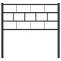 vidaXL Cabecero de metal negro 75 cm vidaXL Cabecero de metal negro 75 cm