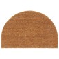 vidaXL Felpudo semicircular de fibra de coco natural 40x60 cm vidaXL Felpudo semicircular de fibra de coco natural 40x60 cm