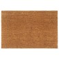 vidaXL Felpudo semicircular de fibra de coco natural 60x90 cm vidaXL Felpudo semicircular de fibra de coco natural 60x90 cm