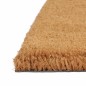 vidaXL Felpudo semicircular de fibra de coco natural 60x90 cm vidaXL Felpudo semicircular de fibra de coco natural 60x90 cm
