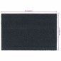 vidaXL Felpudos 2 unidades fibra de coco gris oscuro 40x60 cm vidaXL Felpudos 2 unidades fibra de coco gris oscuro 40x60 cm