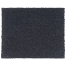 vidaXL Felpudo de fibra de coco gris oscuro 80x100 cm