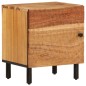 vidaXL Mesita de noche de madera maciza de acacia 40x33x46 cm