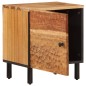 vidaXL Mesita de noche de madera maciza de acacia 40x33x46 cm