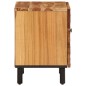 vidaXL Mesita de noche de madera maciza de acacia 40x33x46 cm