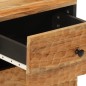 vidaXL Mesita de noche de madera maciza de acacia 40x33x46 cm vidaXL Mesita de noche de madera maciza de acacia 40x33x46 cm
