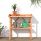 vidaXL Mesa para plantas con estante madera abeto marrón 78x38x82,5 cm vidaXL Mesa para plantas con estante madera abeto marrón 78x38x82,5 cm