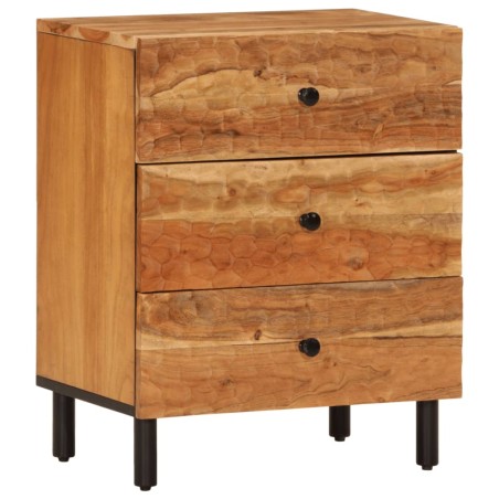 vidaXL Mesita de noche madera maciza de acacia 50x33x60 cm