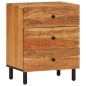 vidaXL Mesita de noche madera maciza de acacia 50x33x60 cm vidaXL Mesita de noche madera maciza de acacia 50x33x60 cm
