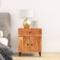 vidaXL Mesita de noche madera maciza de acacia 50x33x60 cm vidaXL Mesita de noche madera maciza de acacia 50x33x60 cm