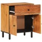 vidaXL Mesita de noche madera maciza de acacia 50x33x60 cm vidaXL Mesita de noche madera maciza de acacia 50x33x60 cm
