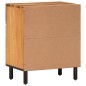 vidaXL Mesita de noche madera maciza de acacia 50x33x60 cm vidaXL Mesita de noche madera maciza de acacia 50x33x60 cm