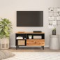 vidaXL Mueble de TV madera maciza de acacia 80x33x46 cm