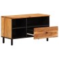 vidaXL Mueble de TV madera maciza de acacia 80x33x46 cm