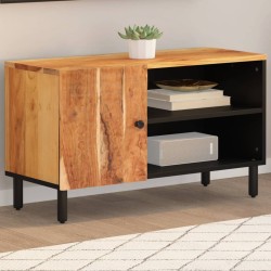 vidaXL Mueble de TV madera maciza de acacia 80x33x46 cm