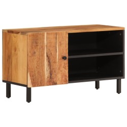 vidaXL Mueble de TV madera maciza de acacia 80x33x46 cm