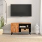 vidaXL Mueble de TV madera maciza de acacia 80x33x46 cm vidaXL Mueble de TV madera maciza de acacia 80x33x46 cm