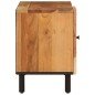vidaXL Mueble de TV madera maciza de acacia 80x33x46 cm vidaXL Mueble de TV madera maciza de acacia 80x33x46 cm