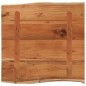 vidaXL Mesa auxiliar madera maciza acacia borde natural 40x40x2,5 cm vidaXL Mesa auxiliar madera maciza acacia borde natural 40x40x2,5 cm