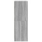 vidaXL Aparador con puertas de vidrio gris Sonoma 35x37x109 cm vidaXL Aparador con puertas de vidrio gris Sonoma 35x37x109 cm