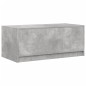 vidaXL Mesa de centro con puertas de vidrio grs hormigón 102x50x42 cm vidaXL Mesa de centro con puertas de vidrio grs hormigón 102x50x42 cm