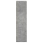 vidaXL Aparador con puertas de vidrio gris hormigón 35x37x142 cm vidaXL Aparador con puertas de vidrio gris hormigón 35x37x142 cm
