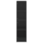 vidaXL Aparador con puertas de vidrio negro 35x37x142 cm vidaXL Aparador con puertas de vidrio negro 35x37x142 cm