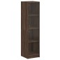 vidaXL Aparador con puertas de vidrio marrón roble 35x37x142 cm vidaXL Aparador con puertas de vidrio marrón roble 35x37x142 cm