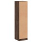 vidaXL Aparador con puertas de vidrio marrón roble 35x37x142 cm vidaXL Aparador con puertas de vidrio marrón roble 35x37x142 cm