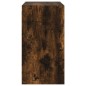 vidaXL Mueble de pared puertas de vidrio roble ahumado 68x37x68,5 cm vidaXL Mueble de pared puertas de vidrio roble ahumado 68x37x68,5 cm