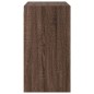 vidaXL Mueble de pared puertas de vidrio marrón roble 68x37x68,5 cm vidaXL Mueble de pared puertas de vidrio marrón roble 68x37x68,5 cm