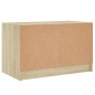 vidaXL Mueble de TV con puertas de vidrio roble Sonoma 68x37x42 cm vidaXL Mueble de TV con puertas de vidrio roble Sonoma 68x37x42 cm
