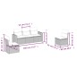 vidaXL Set de muebles de jardín 5 pzas y cojines ratán sintético negro vidaXL Set de muebles de jardín 5 pzas y cojines ratán sintético negro