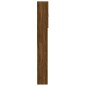 vidaXL Armario de lavadora marrón roble 64x25,5x190 cm