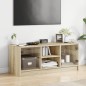 vidaXL Mueble de TV con puertas de vidrio roble Sonoma 102x37x42 cm vidaXL Mueble de TV con puertas de vidrio roble Sonoma 102x37x42 cm