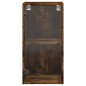 vidaXL Mueble de pared puertas de vidrio roble ahumado 35x37x68,5 cm vidaXL Mueble de pared puertas de vidrio roble ahumado 35x37x68,5 cm