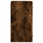 vidaXL Mueble de pared puertas de vidrio roble ahumado 35x37x68,5 cm vidaXL Mueble de pared puertas de vidrio roble ahumado 35x37x68,5 cm