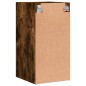 vidaXL Mueble de pared puertas de vidrio roble ahumado 35x37x68,5 cm vidaXL Mueble de pared puertas de vidrio roble ahumado 35x37x68,5 cm