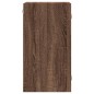vidaXL Mueble de pared puertas de vidrio marrón roble 35x37x68,5 cm vidaXL Mueble de pared puertas de vidrio marrón roble 35x37x68,5 cm