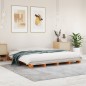 vidaXL Cama de palets madera maciza de pino marrón cera 180x200 cm vidaXL Cama de palets madera maciza de pino marrón cera 180x200 cm