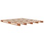 vidaXL Cama de palets madera maciza de pino marrón cera 180x200 cm vidaXL Cama de palets madera maciza de pino marrón cera 180x200 cm