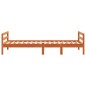 vidaXL Estructura de cama madera maciza de pino marrón cera 90x200 cm vidaXL Estructura de cama madera maciza de pino marrón cera 90x200 cm