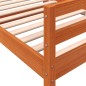 vidaXL Estructura de cama madera maciza de pino marrón cera 90x200 cm vidaXL Estructura de cama madera maciza de pino marrón cera 90x200 cm