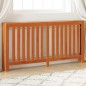 vidaXL Cubierta radiador madera maciza pino marrón cera 169x19x84 cm vidaXL Cubierta radiador madera maciza pino marrón cera 169x19x84 cm