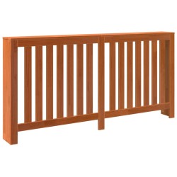 vidaXL Cubierta radiador madera maciza pino marrón cera 169x19x84 cm